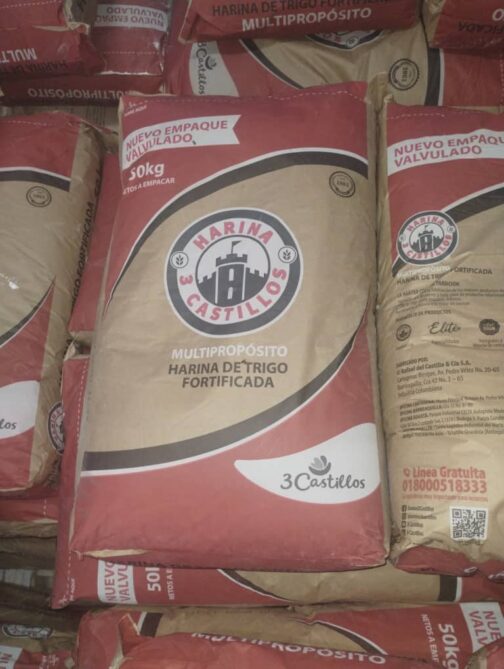 Harina de Trigo Fortificada 50KG 3 Castillo